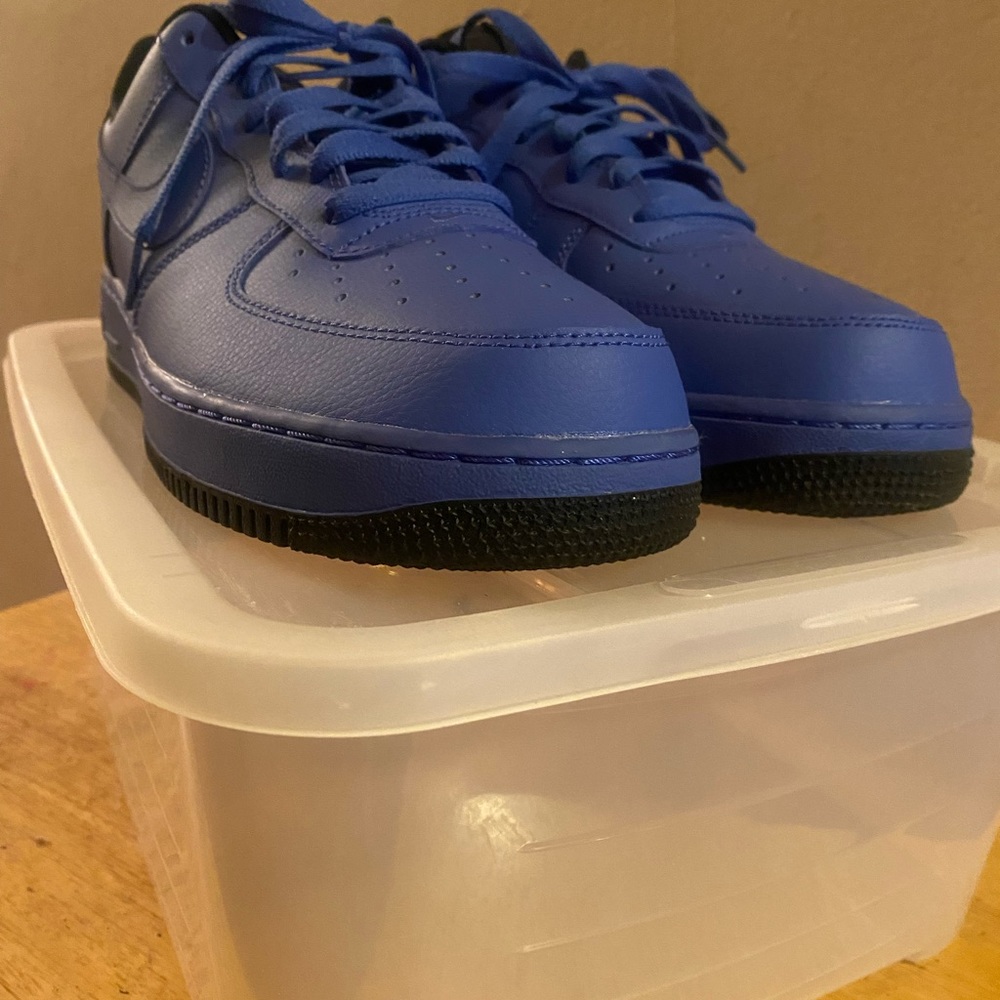 Never worn Nike Air Force 1’s customized with Nike Air By You